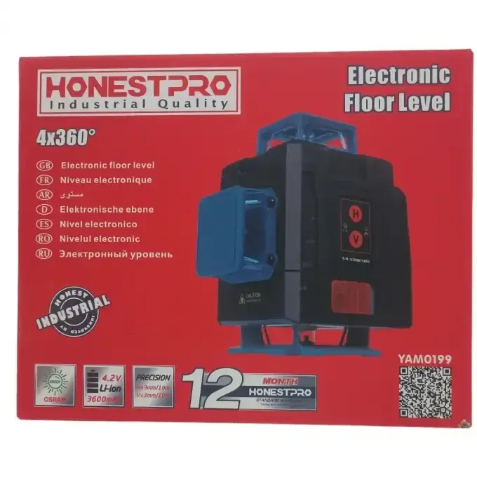 جهاز ضبط المستوى بالليزر niveau laser HONESTPRO 16 lignes 4D - الصورة 4
