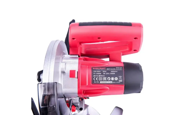 منشار القطع الدائري Scie À Onglet 1400W-210Mm Worcraft MST14-210 - الصورة 6