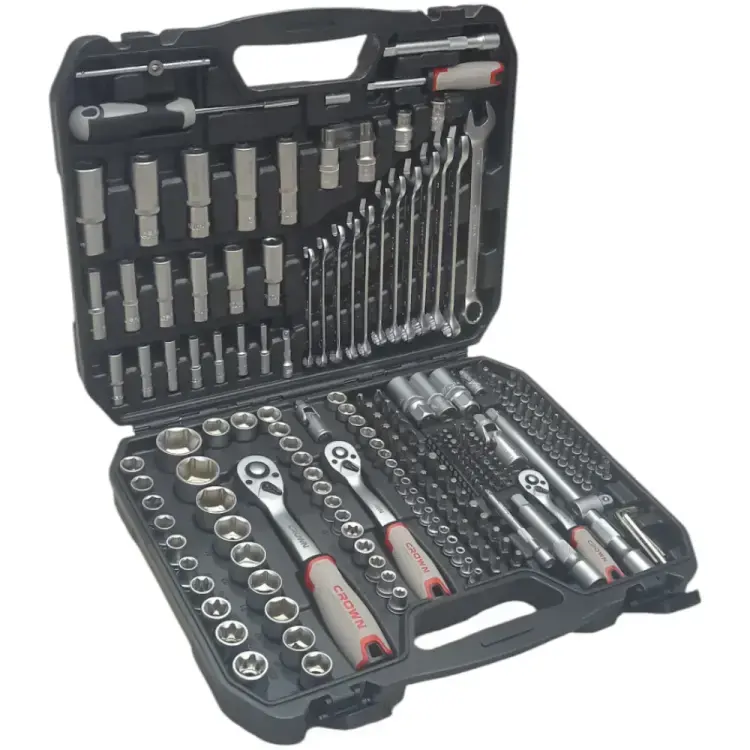 علبة المفاتيح 219 قطعة Caisse a outils CROWN 219Pcs CPHTS-XC219BDA - الصورة 3