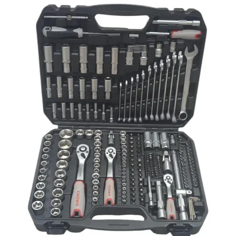 علبة المفاتيح 219 قطعة Caisse a outils CROWN 219Pcs CPHTS-XC219BDA