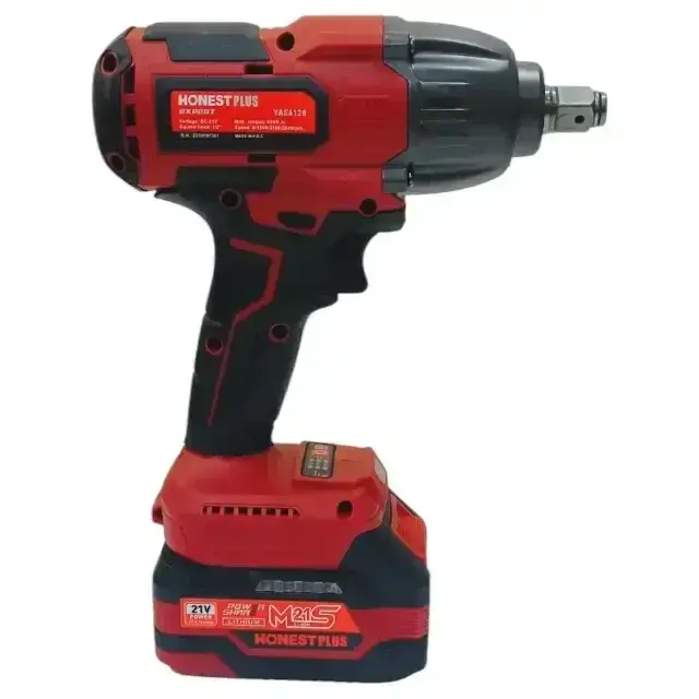 آلة فك البراغي لاسلكية clé à choc Batterie HONESTPLUS 21V YAE6128 - الصورة 3