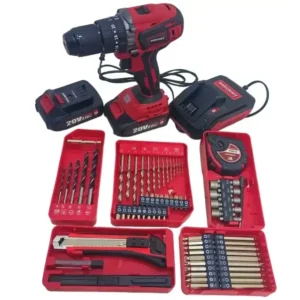 آلة فك البراغي kit visseuse 20V WORCRAFT BRUSHLESS + les accessoire