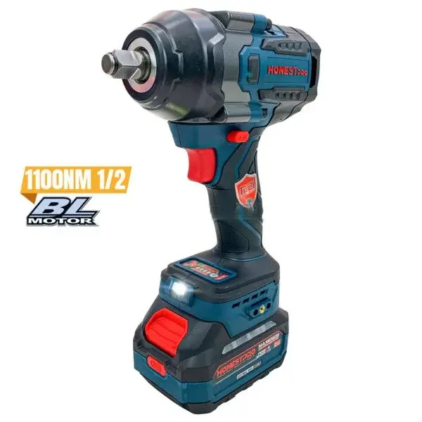 آلة فك البراغي لاسلكية clé à choc Batterie HONESTPRO 21V YAE6114