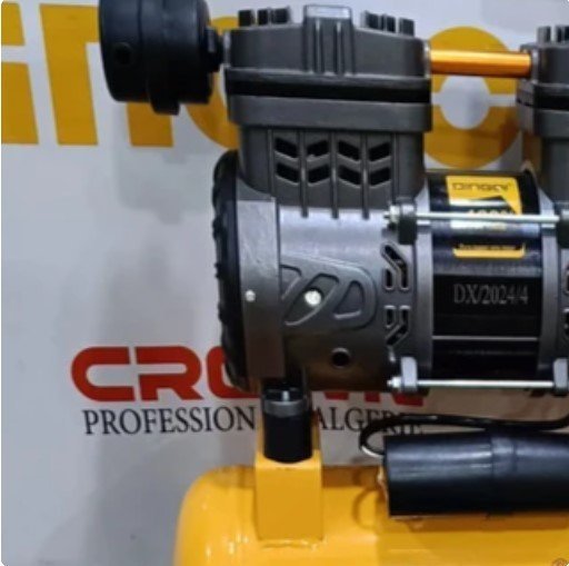 كمبرسور هواء صامت 9 لتر+5قطع Compresseur d'air silencieux 9 litres + kits5 pièces DINGQI - الصورة 3