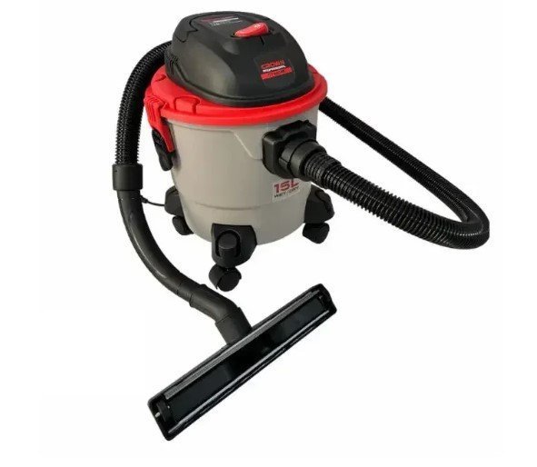 مكنسة كهربائية للمياه والغبار+النفخ 15 لتر Aspirateur Eau Et Poussière 15 Litres Crown 1000 W CT42045 - الصورة 4