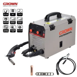 جهاز التلحيم بالبوبينة والبقيط Poste a souder mig/mma 140A crown CT33168-1 (MIG-220H)