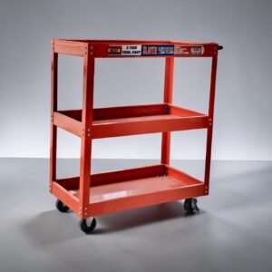 عربة الخدمة الحمراءمن علامة CAISSE CHARIOT NKTOP.