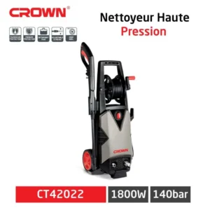 Nettoyeur Haute Pression 1800W 140Bar CROWN CT42022