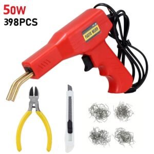 Kit de réparation de Pare-Chocs, pistolet de soudage en Plastique 50W 398 PCS | PW-50